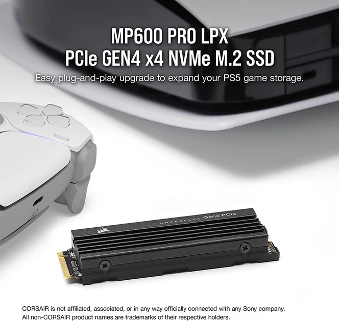 SSD накопичувач Corsair MP600 Pro LPX 1TB (CSSD-F1000GBMP600PLP) - изображение 3