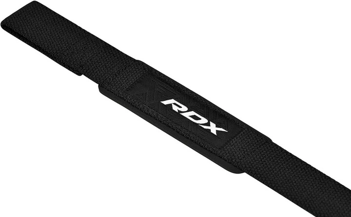 Лямки для тяги RDX S4 Gym Cotton Gel Straps Plus Black (WAC-S4B+) - Фото 4 Лямки для тяги RDX S4 Gym Cotton Gel Straps Plus Black (WAC-S4B+) - изображение 4