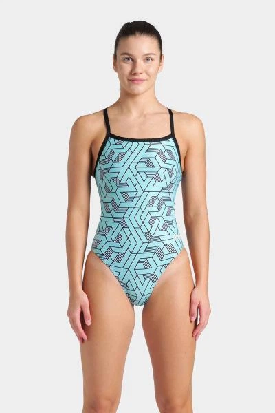 Купальник жіночий Arena ESCAPE SWIMSUIT CHALLENGE BACK 007739-580-42 172см Бірюзовий - Фото 1 Купальник жіночий Arena ESCAPE SWIMSUIT CHALLENGE BACK 007739-580-42 172см Бірюзовий - изображение 1