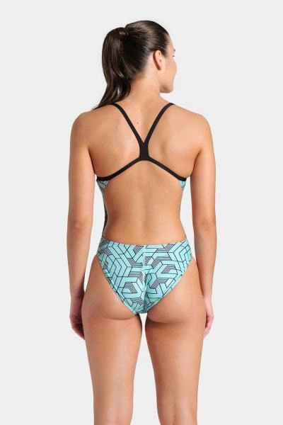 Купальник жіночий Arena ESCAPE SWIMSUIT CHALLENGE BACK 007739-580-42 172см Бірюзовий - Фото 4 Купальник жіночий Arena ESCAPE SWIMSUIT CHALLENGE BACK 007739-580-42 172см Бірюзовий - изображение 4