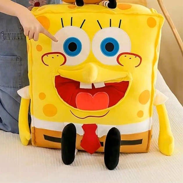 Мягкая игрушка обнимашка Sponge Bob Губка Боб Квадратные Штаны 70 см My Kigu Плюшевый Желтый (9073/70) - Фото 10 Мягкая игрушка обнимашка Sponge Bob Губка Боб Квадратные Штаны 70 см My Kigu Плюшевый Желтый (9073/70) - изображение 10