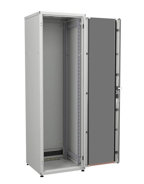 Шафа ZPAS 19", 42U, SZB IT, передні скляні двері, 600x1000 мм, максимально 1500кг, сіра - Фото 3 Шафа ZPAS 19", 42U, SZB IT, передні скляні двері, 600x1000 мм, максимально 1500кг, сіра - зображення 3