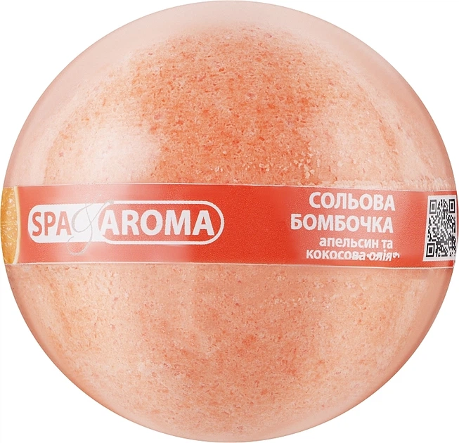 Сольова бомбочка для ванн "Апельсин і кокосова олія" - Bioton Cosmetics Spa & Aroma Bath Bomb 75g (905941-53335) - Фото 3 Сольова бомбочка для ванн "Апельсин і кокосова олія" - Bioton Cosmetics Spa & Aroma Bath Bomb 75g (905941-53335) - изображение 3
