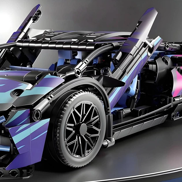 Конструктор Technic Lamborghini CyberPunk на 1280 деталей 1:14