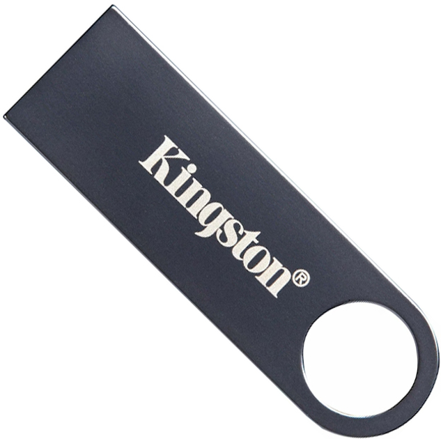 Флеш пам'ять USB Kingston DataTraveler SE9 G3 64GB USB 3.2 Type-A Dark Silver (KE-U2X64-1AC) - зображення 1