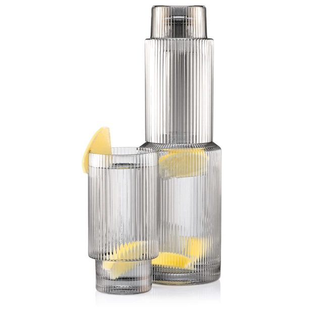 Набір склянок ARDESTO високих Graphite, 380мл, 2шт, скло, сірий (AR2638SG) - изображение 5