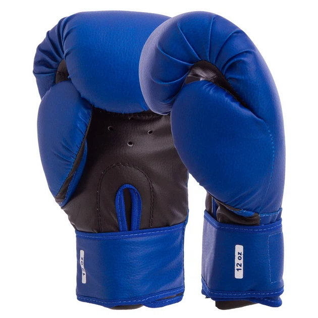Перчатки боксерские SPORTKO PD-2 12 унций синий - Фото 2 Перчатки боксерские SPORTKO PD-2 12 унций синий - изображение 2