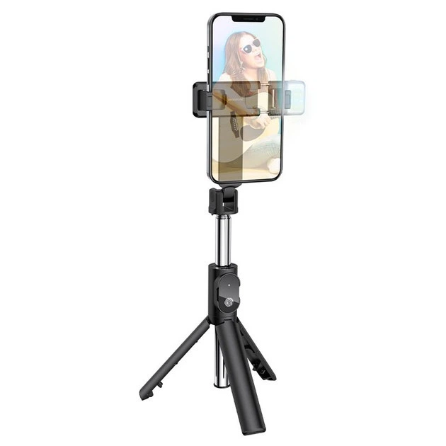 Штатив тринога для селфі та блогерів BOROFONE BY8 Magic Mirror Fill Light Live broadcast holder - зображення 3