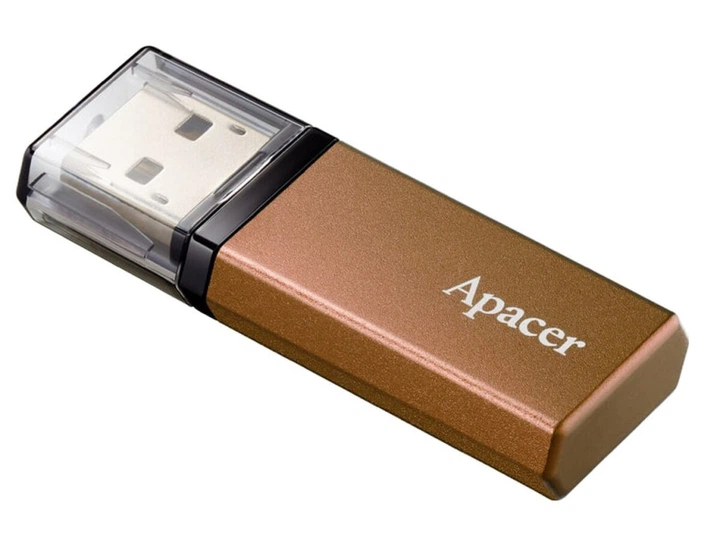 Flash Apacer USB 3.2 Gen1 AH25C 64GB Bronze (AP64GAH25CJ-1) - изображение 2