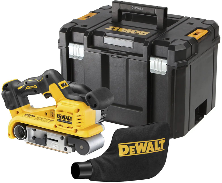 Стрічкова шліфувальна машина DeWalt DCW220NT без акумулятора та зарядного пристрою (5035048793848) - зображення 10