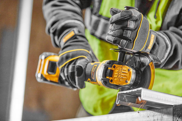 Шліфмашина кутова акумуляторна безщіткова DeWalt DCG416VSN без акумулятора та зарядного пристрою (5035048791493) - зображення 7