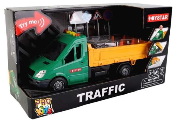 Машина Pro-Kids Traffic Служби Дорожньої Допомоги з аксесуарами (5903943005338) - зображення 1