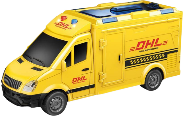 Ciężarówka Maksik City Transport DHL JS126F Służba Dostawcza Żółta (6920179506032) - obraz 2