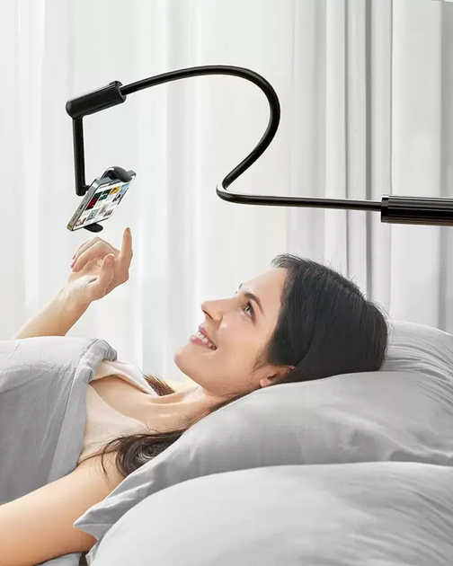 Гнучкий тримач для телефону з прищіпкою VHG IVY IV 100 см Cell Phone Stand, Black - Фото 5 Гнучкий тримач для телефону з прищіпкою VHG IVY IV 100 см Cell Phone Stand, Black - зображення 5