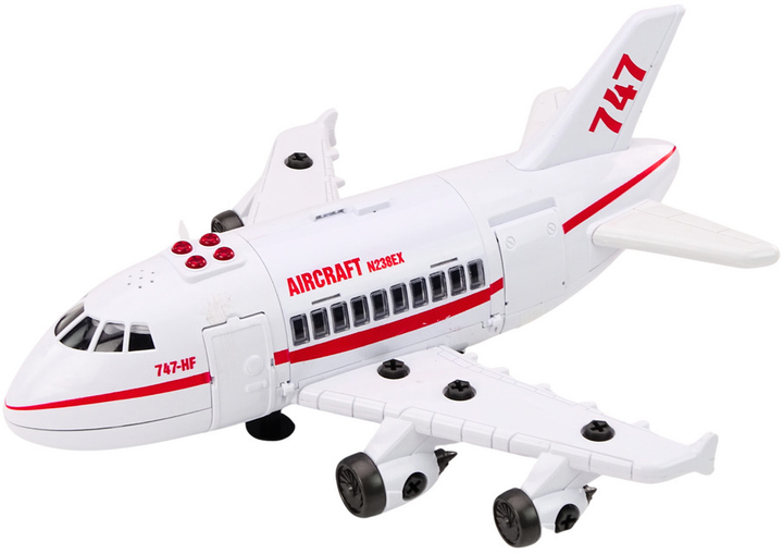 Пасажирський літак до збірки LEAN Toys Великий Білий (5905991018544) - зображення 3