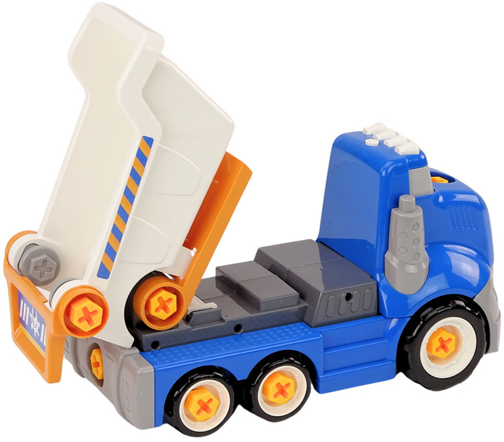 Wywrotka do skręcania LEAN Toys DIY Bajkowa Niebieska (5905991018865) - obraz 4