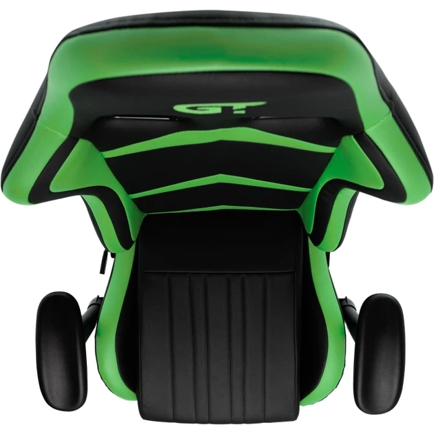 Геймерське крісло GT Racer X-2534-F Black/Green - зображення 4