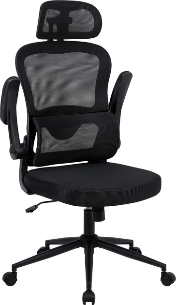 Офісне ергономічне крісло GT Racer B-5880 Black - зображення 5