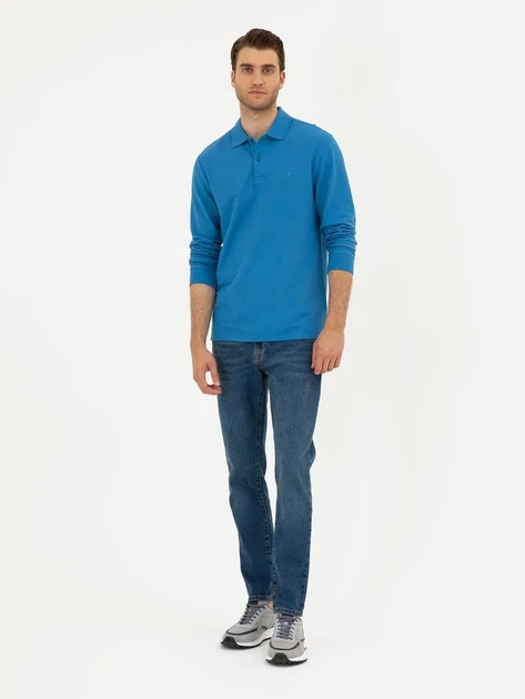 Поло чоловіче Pierre Cardin G021SZ082-000-2015113 (indigo) XL Індиго (8683857640791) - Фото 3 Поло чоловіче Pierre Cardin G021SZ082-000-2015113 (indigo) XL Індиго (8683857640791) - зображення 3