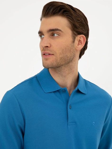 Поло чоловіче Pierre Cardin G021SZ082-000-2015113 (indigo) XL Індиго (8683857640791) - Фото 6 Поло чоловіче Pierre Cardin G021SZ082-000-2015113 (indigo) XL Індиго (8683857640791) - зображення 6