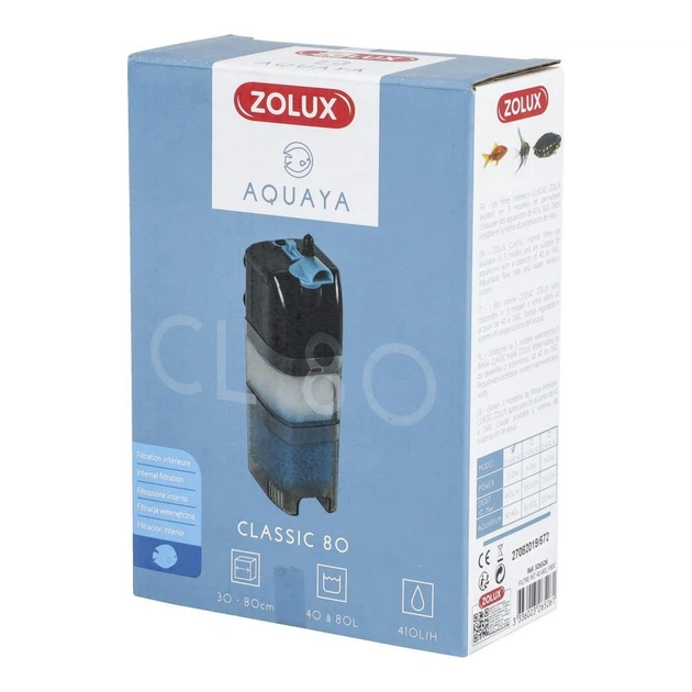 Внутрішній фільтр ZOLUX AQUAYA Filter Classic 80 (326526) - Фото 3 Внутрішній фільтр ZOLUX AQUAYA Filter Classic 80 (326526) - изображение 3