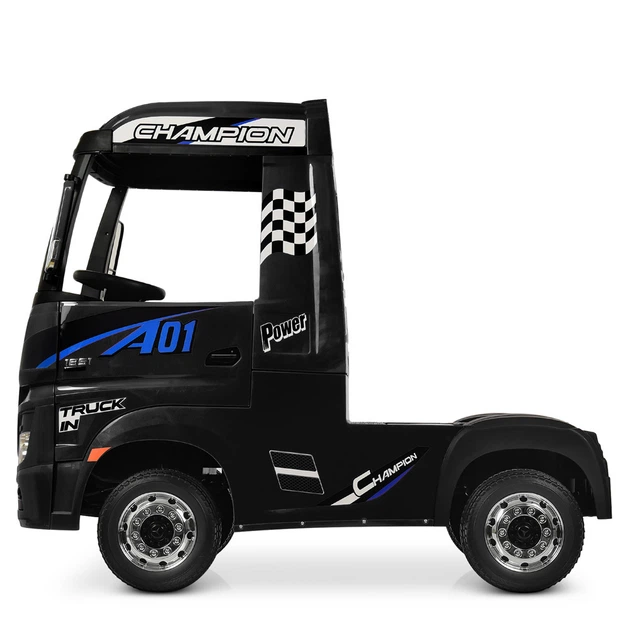 Детский электромобиль грузовик Mercedes Actros Bambi M 4208EBLR-2 (Черный) - изображение 3