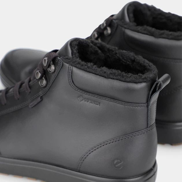 Zimowe trzewiki męskie skórzane Gore-Tex ECCO Soft 7 Tred M 450764-01001 44 Czarne (194891609616) - obraz 5