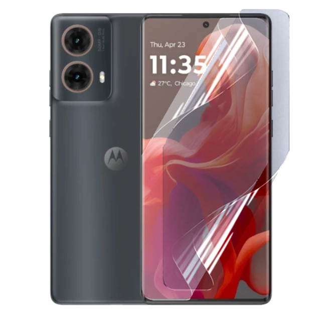 Противоударная гидрогелевая пленка Hydrogel Film для Motorola Moto G85, Transparent - Фото 1 Противоударная гидрогелевая пленка Hydrogel Film для Motorola Moto G85, Transparent - изображение 1