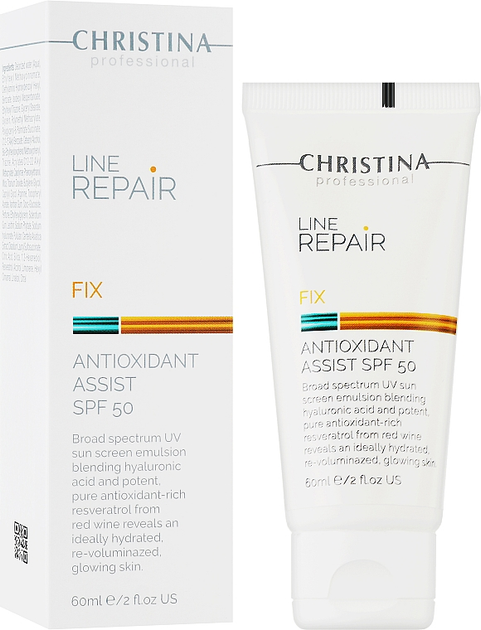 Лосьйон для обличчя Christina Line Repair Fix Antioxidant Assist SPF 50 антиоксидантний 60 мл (7290100368893) - зображення 2