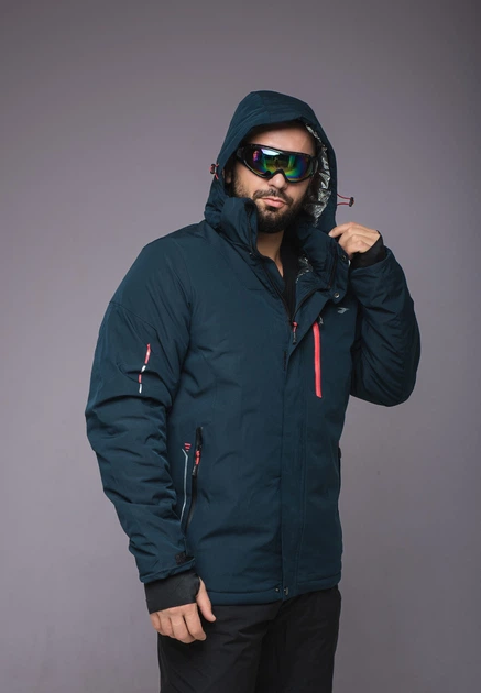 Гірськолижна чоловіча куртка батал Master Case сіра 5XL (2331) - зображення 3