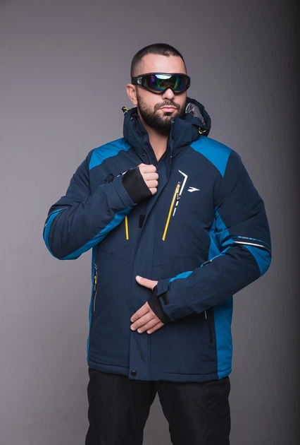 Горнолыжная мужская куртка батал Master Case серая 4XL - Фото 2 Горнолыжная мужская куртка батал Master Case серая 4XL - изображение 2