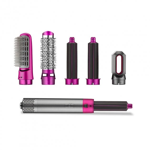 Стайлер 5в1 HAIR BRUSH Styler мультистайлер Фен-щетка-браш для укладки волос и придания объема - изображение 10
