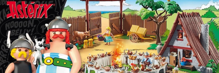 Zestaw figurek do zabawy Playmobil Asterix Cebullanka z Grzanką i Pepe 71545 (4008789715432) - obraz 4
