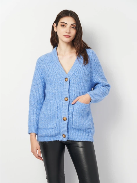 Свитер женский Zara 9598/154 S Синий (09598154400025) – Брендовая
