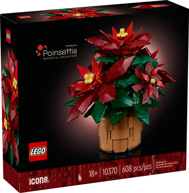 Zestaw klocków LEGO Icons Gwiazda Betlejemska 608 elementow (10370) - obraz 1