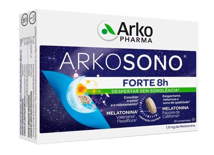 Suplement diety Arkopharma Arkorelax Sleep Forte 8H 30 tabletek (3578836114217) - Zdjęcie 1 Suplement diety Arkopharma Arkorelax Sleep Forte 8H 30 tabletek (3578836114217) - obraz 1