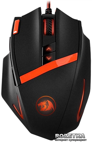 Мышь Redragon Mammoth USB Black/Red (70242) - Фото 1 Мышь Redragon Mammoth USB Black/Red (70242) - изображение 1