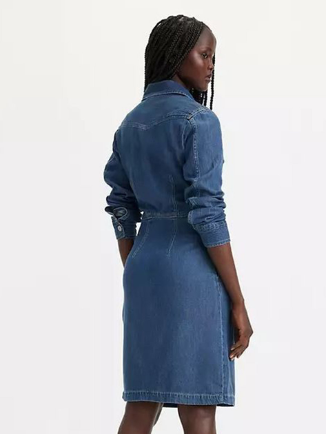 Плаття-сорочка міді літнє жіноче Levi's Otto Western Dress A7565-0000 S Square Deal 2 (5401128628216) - зображення 2