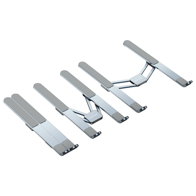 Підставка для ноутбука BOROFONE BH117 Graceful metal folding notebook stand Metal Gray (6941991114434) - изображение 3