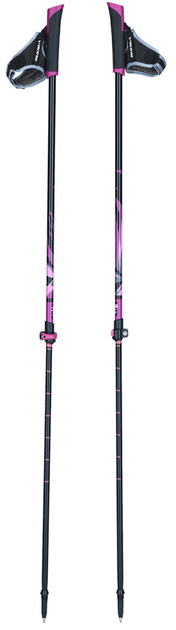 Kije Viking Uppsala Nordic Walking Czarny Fioletowy 135 cm (5901115805458) - obraz 2