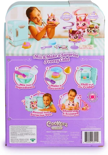 Інтерактивна іграшка Moose Cookies Makery Незвичайний холодильник Торт-морозиво 23511 (630996235119) - зображення 3