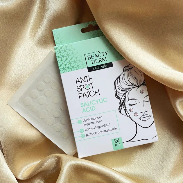Патчи для лица против недостатков Beautyderm Anti-Spot Patch Salicylic Acid 24 шт (4820185226295) - изображение 3