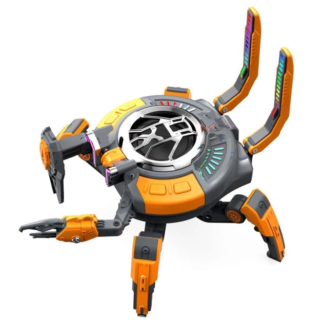 Bluetooth акустика в форме механического краба XO F52 Crab Shape Оранжевая портативное устройство для проигрывания звука со встроенным Bluetooth модулем. - изображение 10