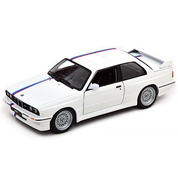 Колекційна модель Bburago BMW M3 E30 Coupe (1988) 1/24 (18-22114) / BMW / Спорткар / Білий - зображення 2