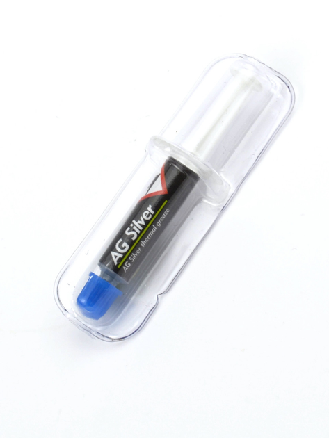 Термопаста AG TermoPasty Silver 3.8W/mk (серебро) 1 грамм - изображение 2
