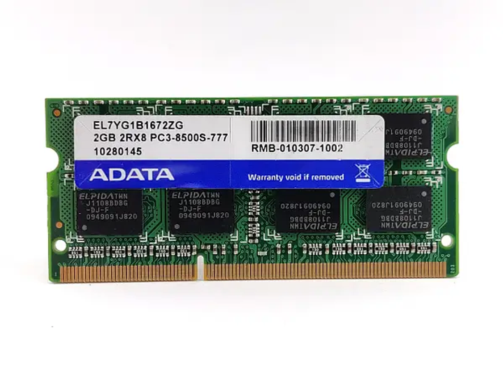 SODIMM 2Gb DDR3 1066Mhz ADATA AD7YG1B1674EG б/в – фото, отзывы ...