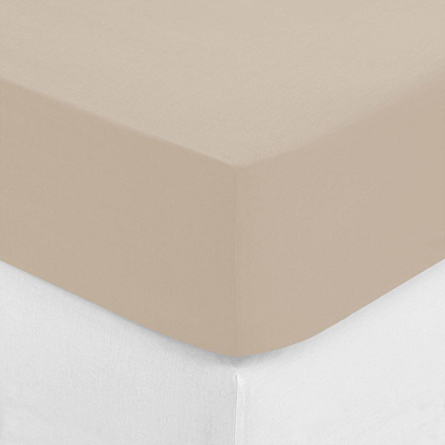 Prześcieradło Atmosphera Createur d'interieur z gumką beżowe 140 x 190 cm (3560237546872) - obraz 4