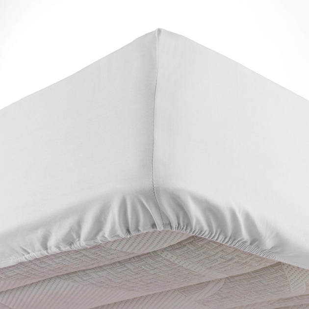 Простирадло Douceur d'interieur Linette на резинці Біле 160 x 200 см (3574386442299) - зображення 4