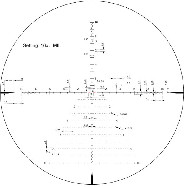 Прицел оптический Vector Optics Taurus 4-32x 56 (34 мм) illum. SFP ED (SCOL-56) - изображение 2