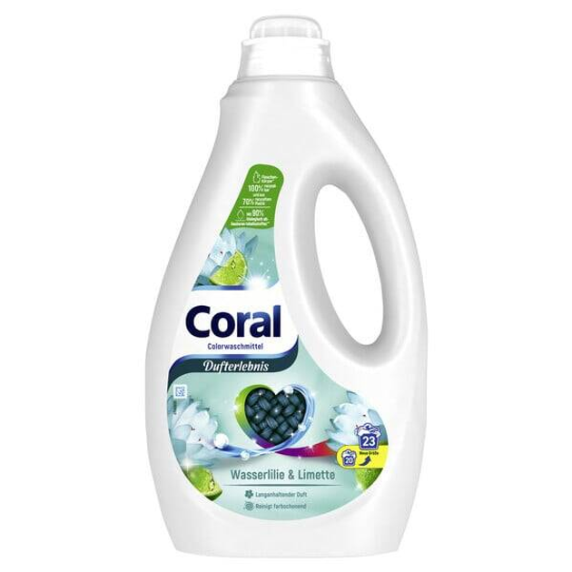 Żel do prania Coral Wasserlilie & Limette 1.15 l (8720181327087) - obraz 1